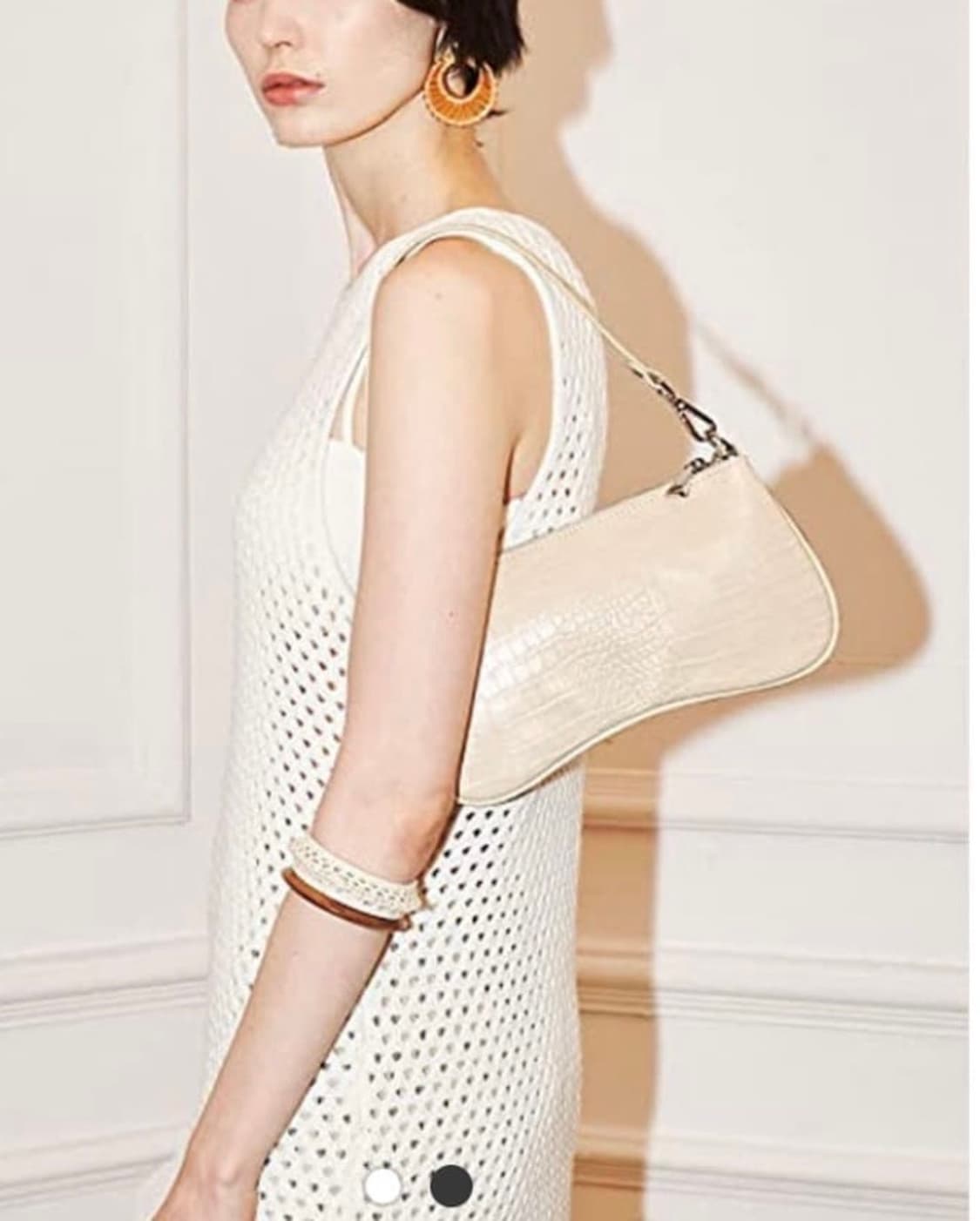 쥬페이 에바 바게트백 아이보리 상품이미지7