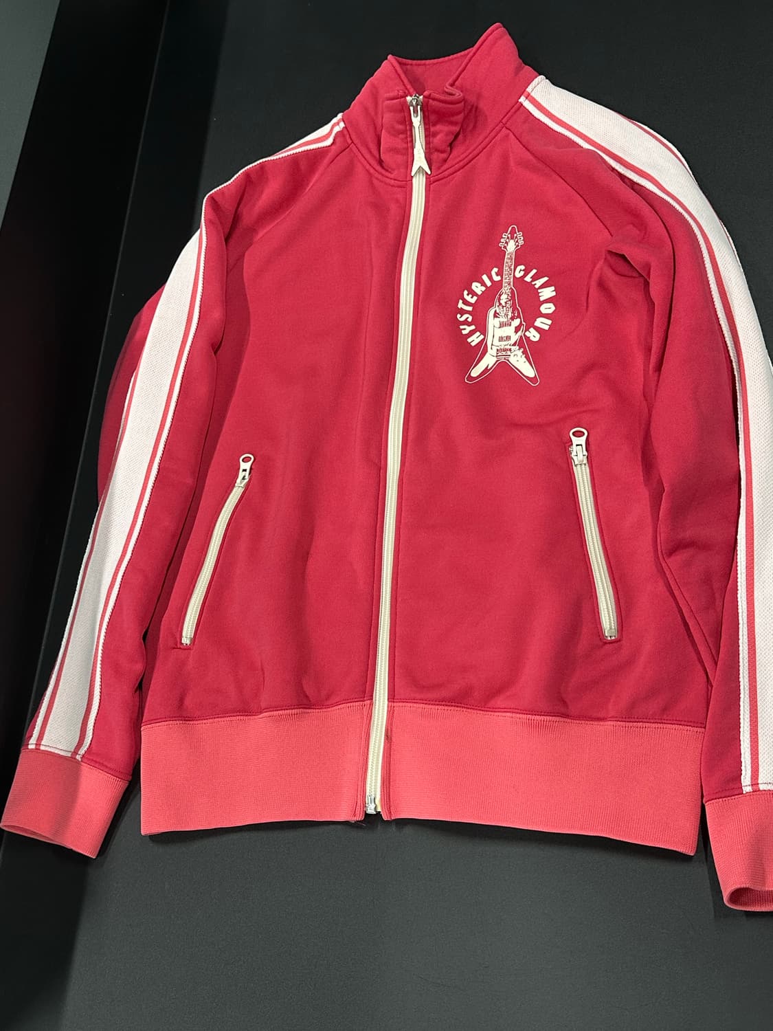 히스테릭 글래머 기타 프린팅 트랙 자켓 집업  상품이미지4