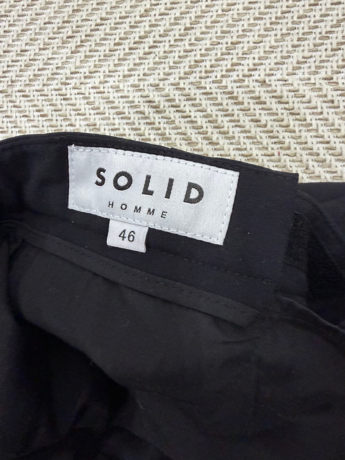 정품) 솔리드옴므  22ss 허리 스트랩 슬랙스 바지 46 상품이미지6