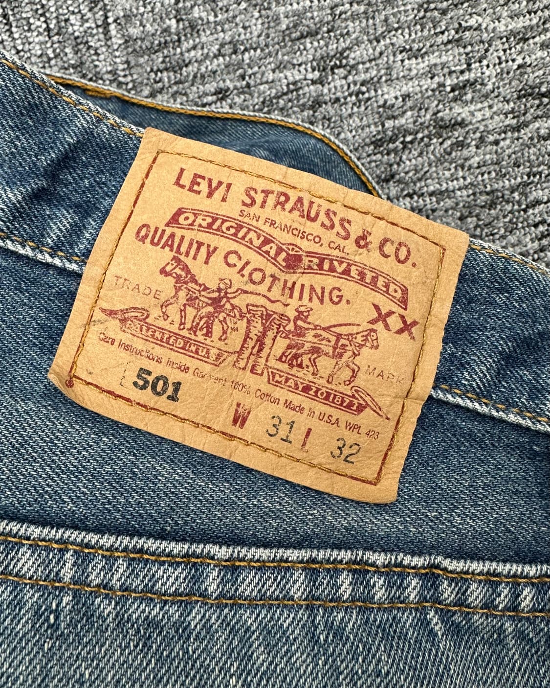 (허단40)90'S 리바이스 USA 501-M1487 상품이미지5