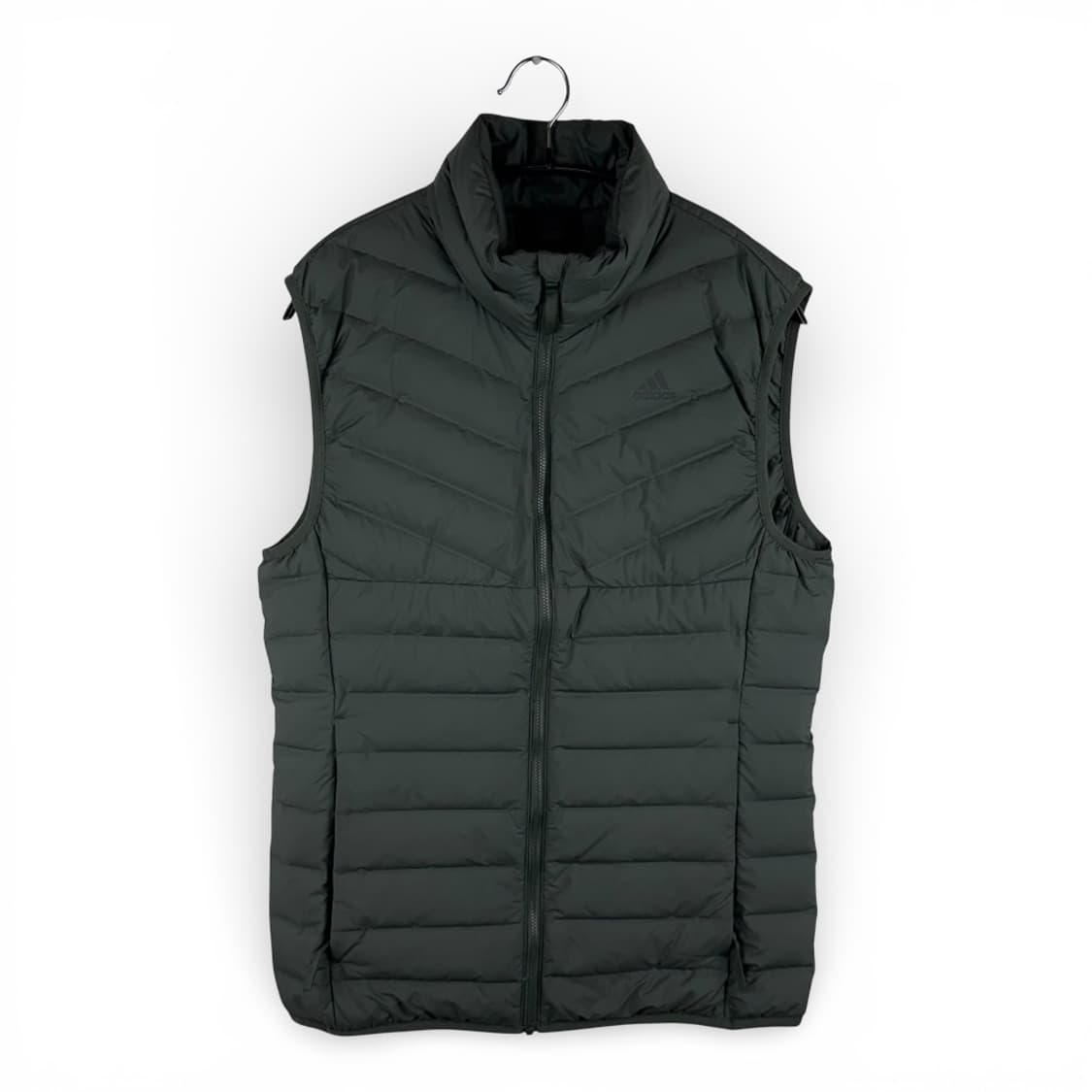 L) 아디다스 덕다운 경량 패딩 조끼 카키 상품이미지1