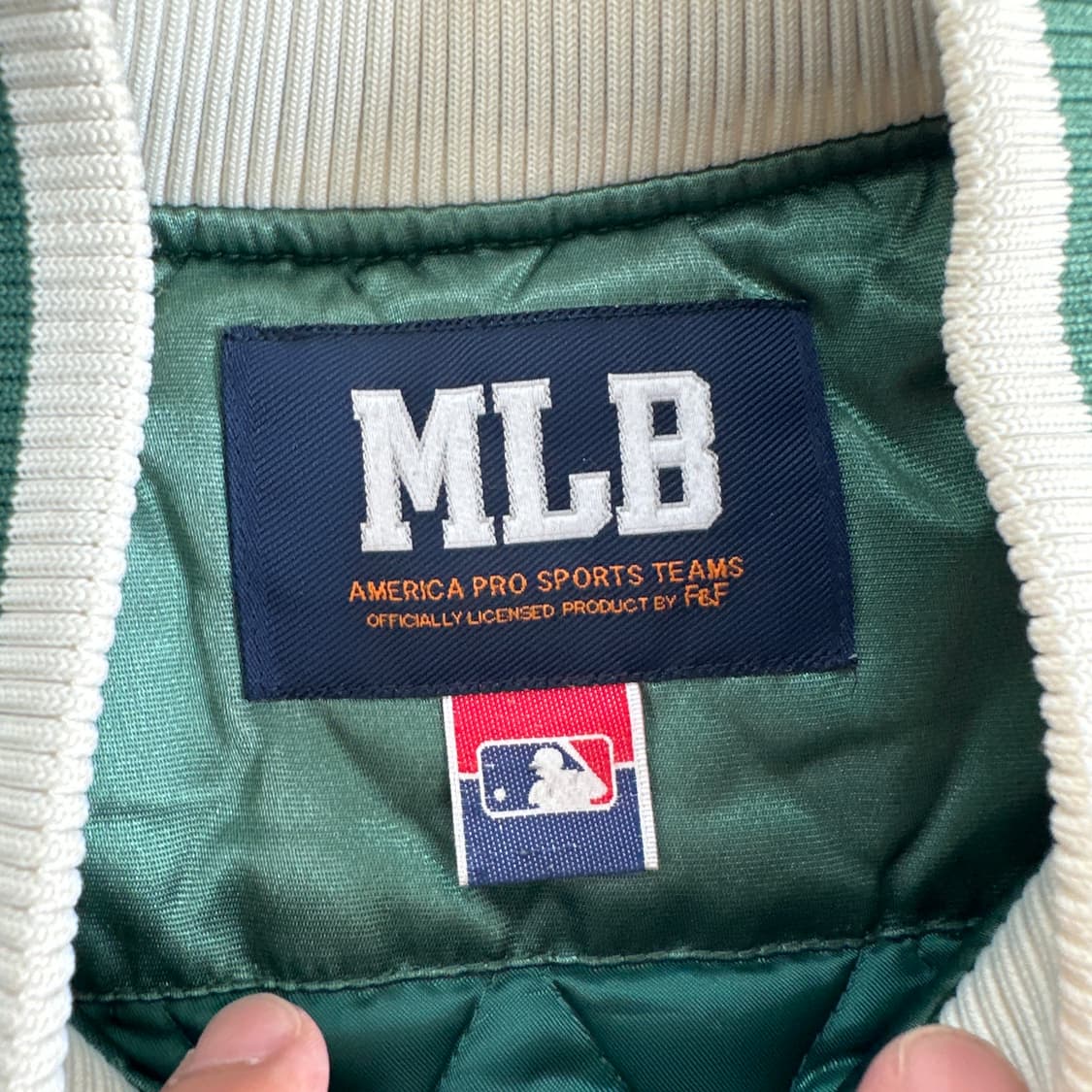 MLB mlb 90‘s 오클랜드 에릭스랙티스 바시티 자켓 상품이미지5