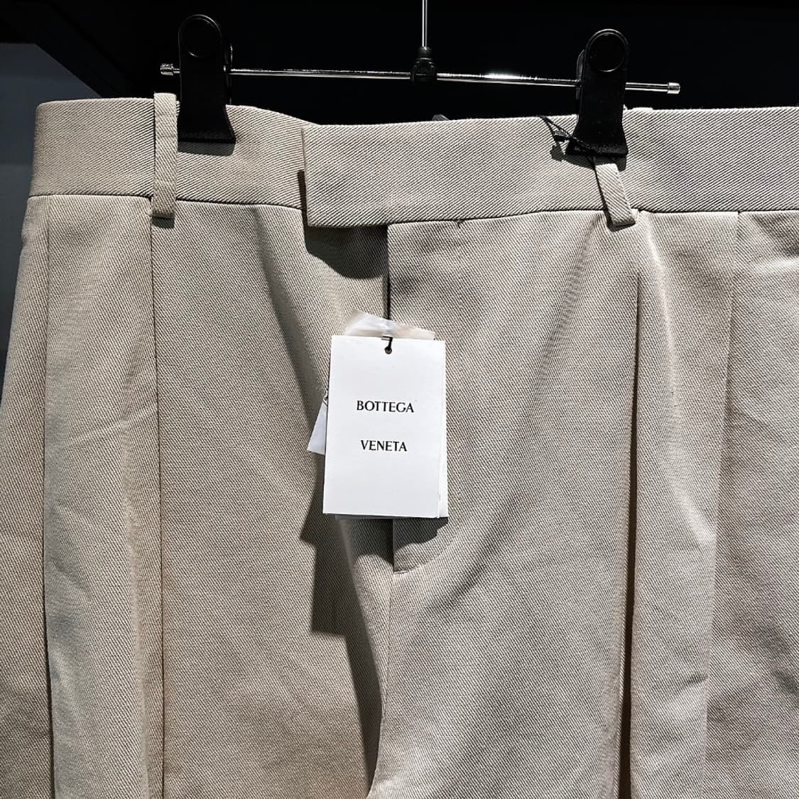 보테가베네타 남성 베이지 와이드 팬츠 상품이미지2