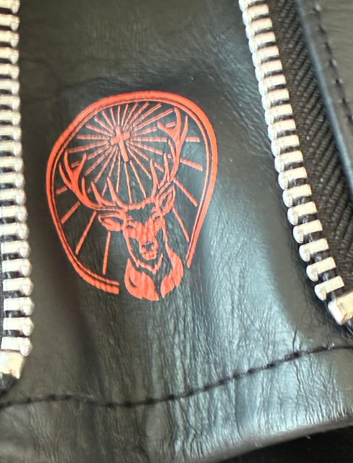 비바스튜디오 X 예거마이스터 카페레이서 레더자켓 상품이미지3