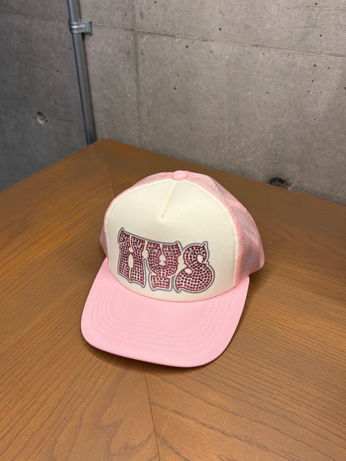 [2컬러/미개봉새상품]  히스테릭글래머 라인스톤 메쉬캡 모자 상품이미지1