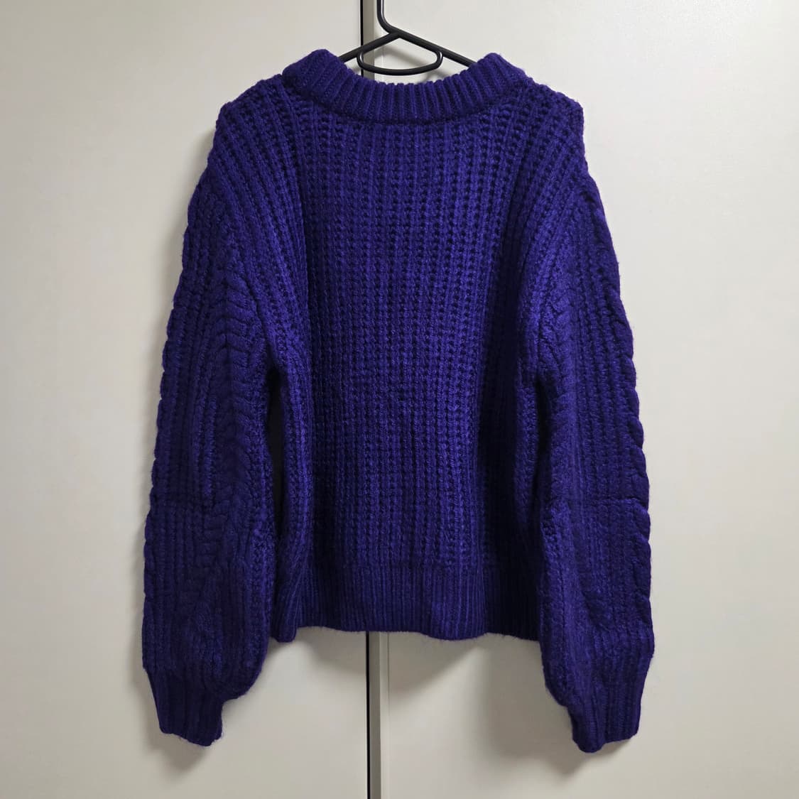 Top Shop 터키산 퍼플 니트 스웨터 M-L 상품이미지5