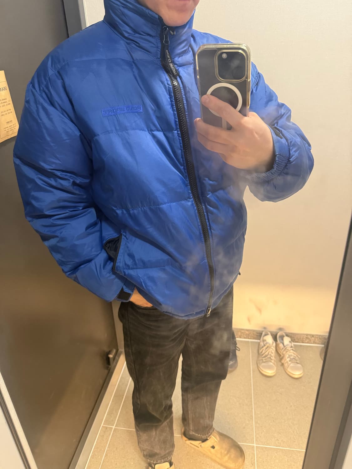 폴로 스포츠 패딩 블루 (실착있음) 상품이미지7