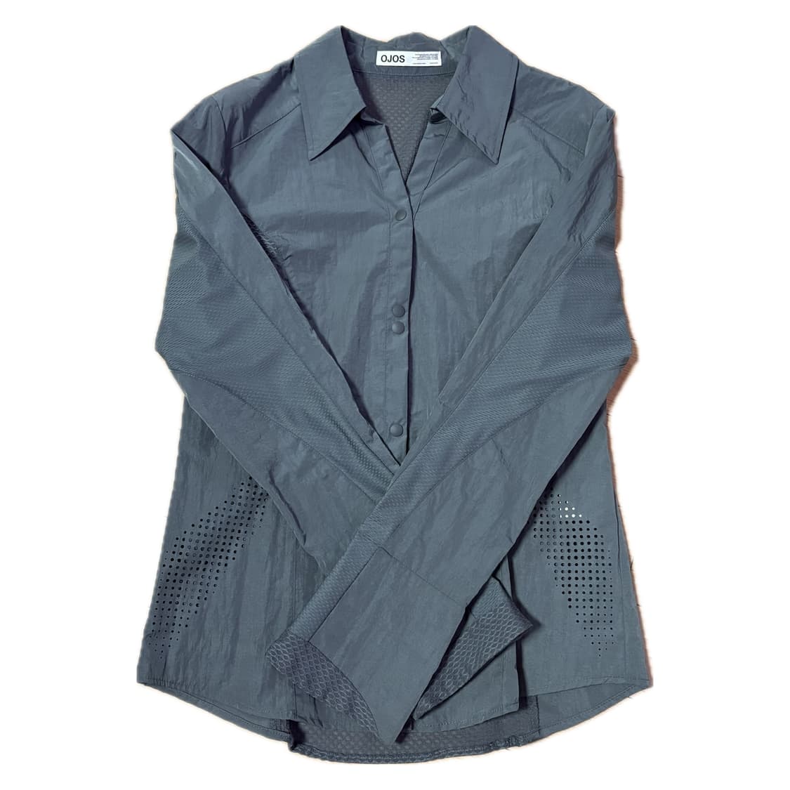 [오호스 OJOS] 오호스 AIRY DOUBLE SNAP SHIRT 상품이미지1