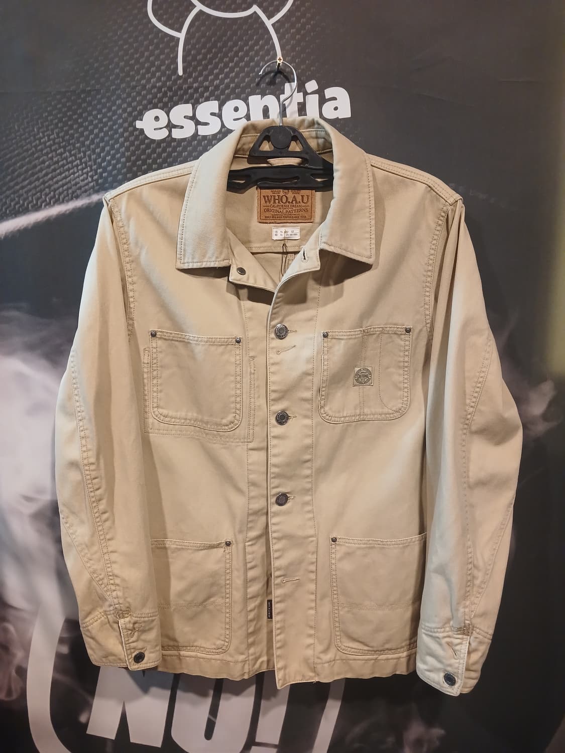 후아유 워크 자켓 베이지 상품이미지1