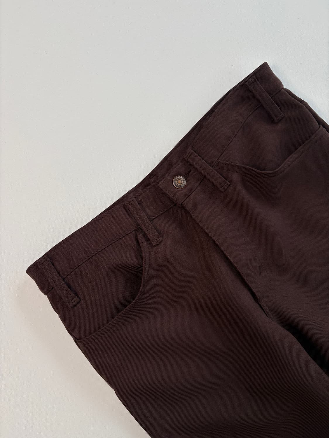 리바이스 폴리에스터 메카닉 부츠컷 팬츠 브라운 상품이미지3