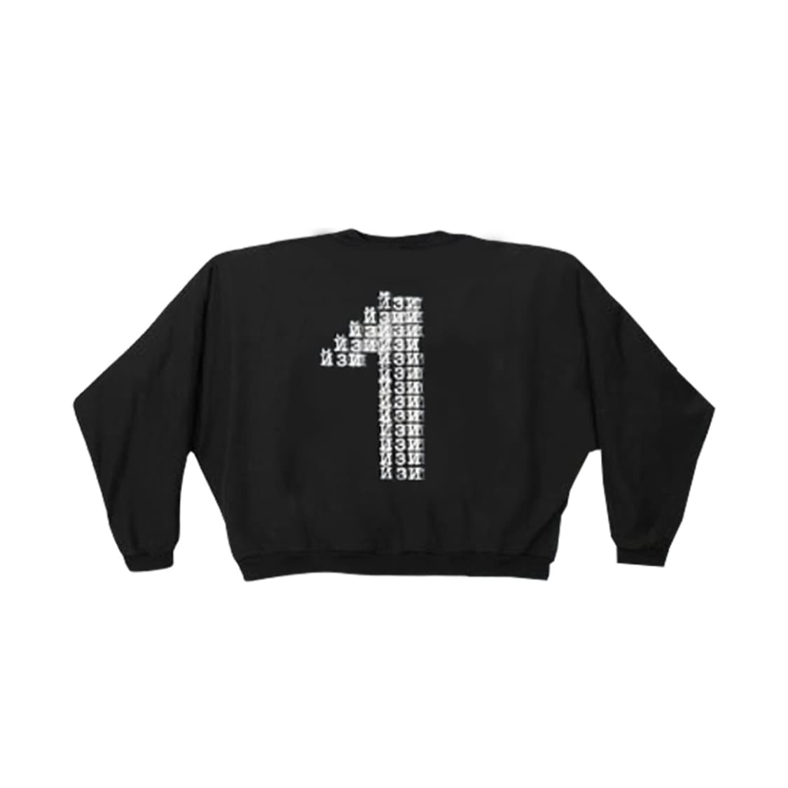 [판매](2)이지 SS-01 맨투맨 블랙 상품이미지2