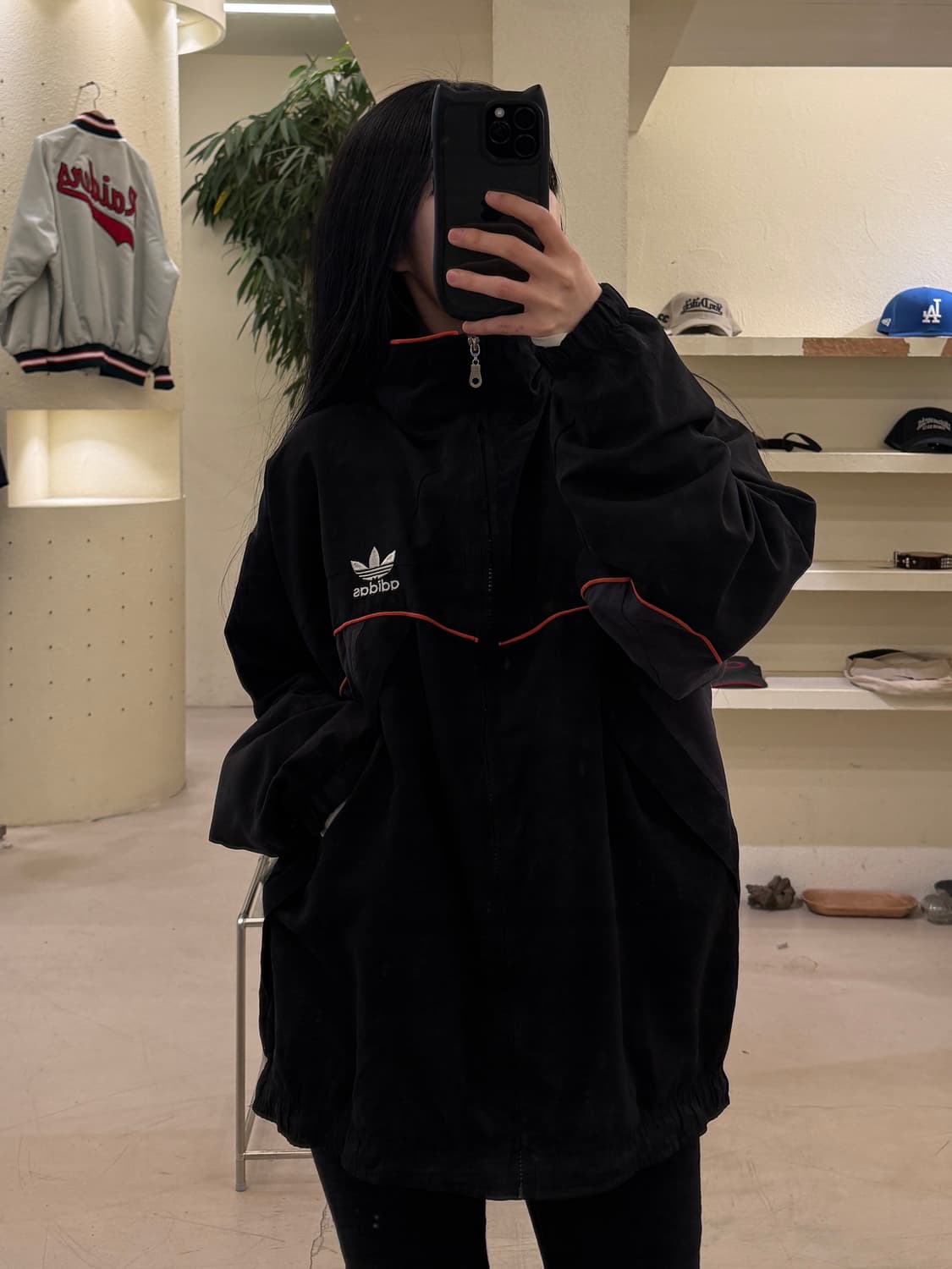 00s 아다다스 올드스쿨 박시핏 바람막이 U34 상품이미지1