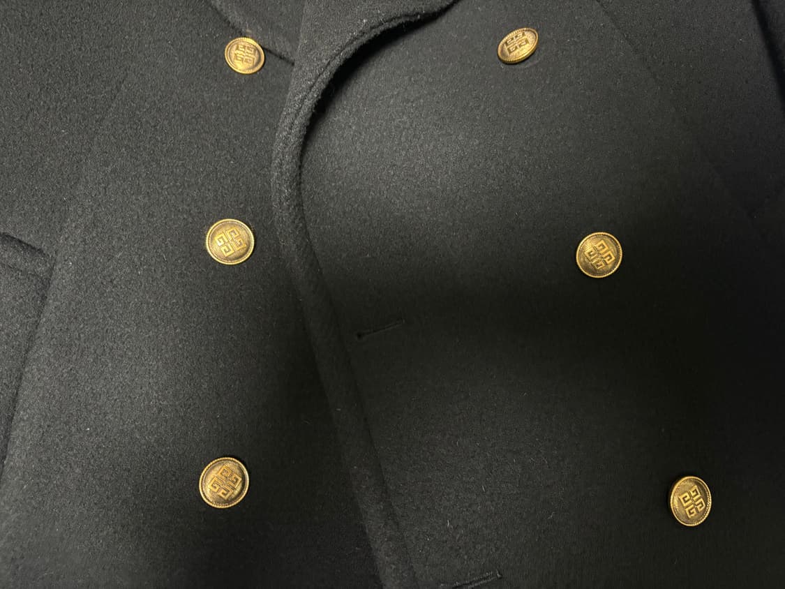 지방시 금장 더블버튼 오버핏 코트 46 상품이미지7