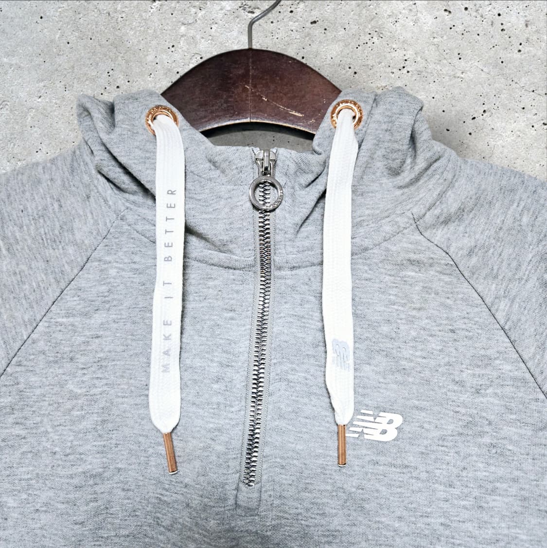 뉴발란스 하프집업 후드티 (90/S) 상품이미지2