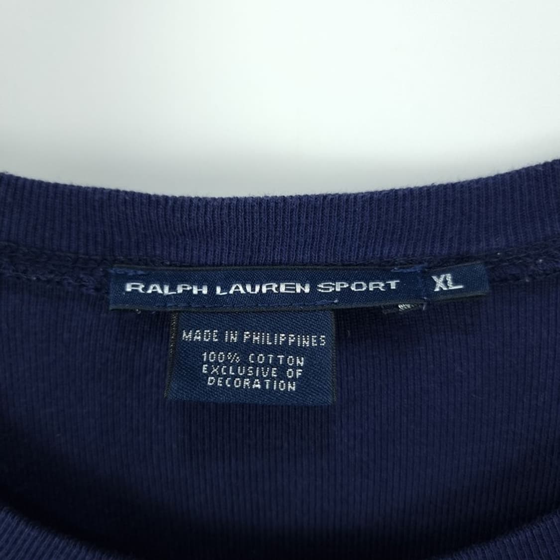 [폴로 랄프로렌] 포니 로고 자수 롱슬리브 긴팔티 네이비 M19615 상품이미지7