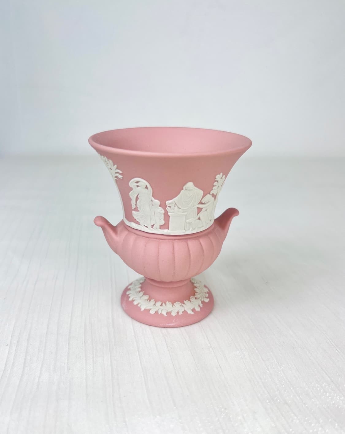 [영국앤틱] 웨지우드 제스퍼웨어 귀달이 화병 베이스 _ 핑크 상품이미지6
