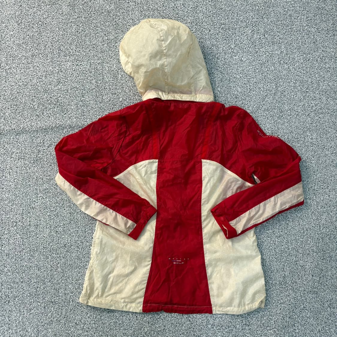 실측 밀레 골프 후드 바람막이 자켓 0423J 상품이미지3