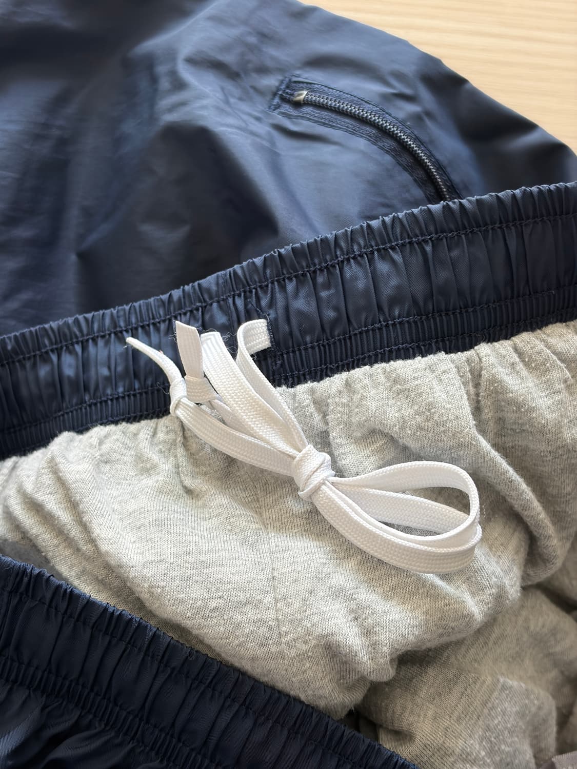 90-00s 올드 나이키 미니 스우시 네이비 팬츠 M (30-32) 상품이미지6