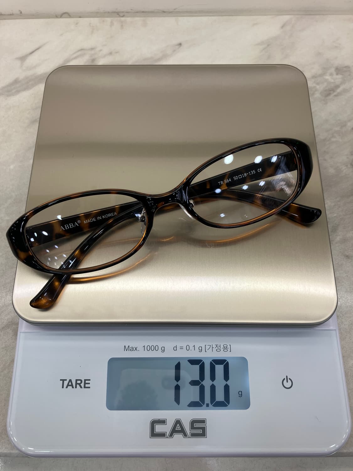 B71 AB2TR 데미 오벌 슬림 뿔테 안경564 상품이미지8