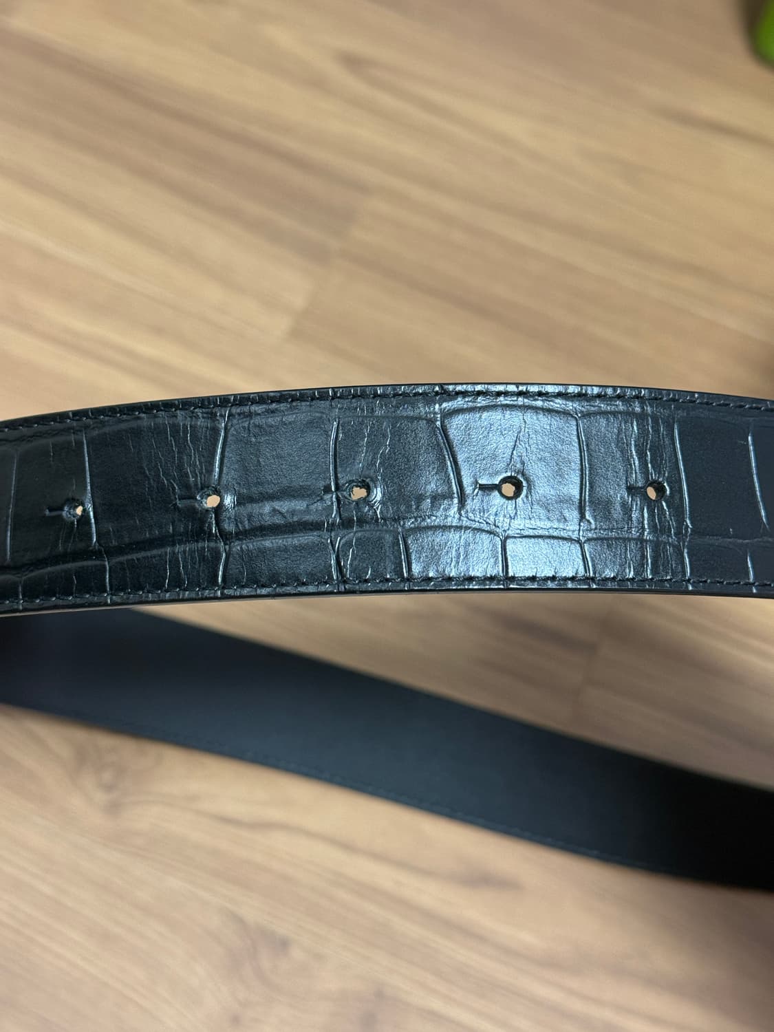 발렌시아가 BB 버클 레더 벨트 상품이미지5