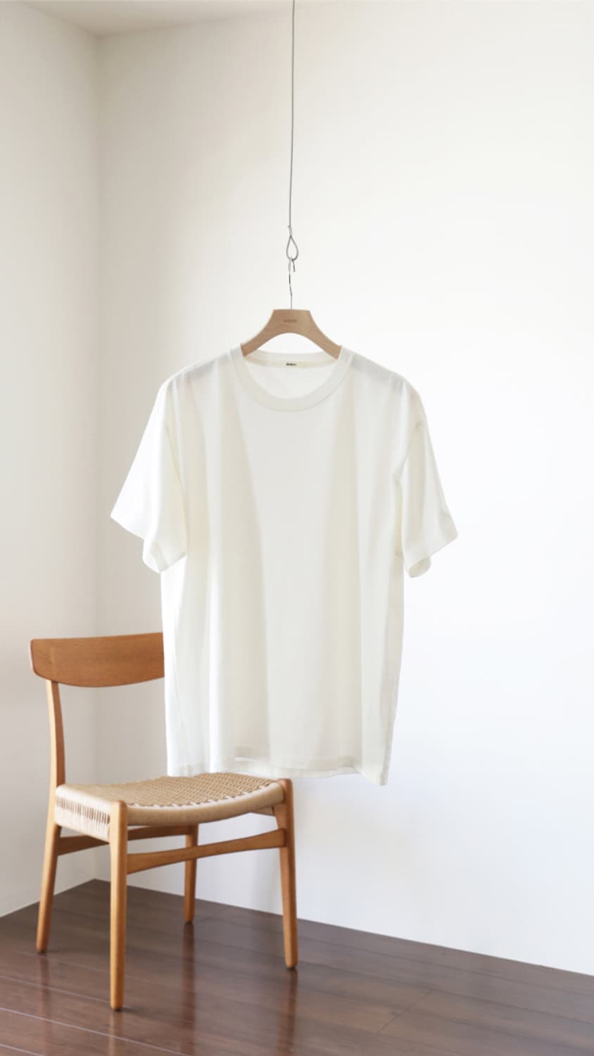 [3] BODHI CASHMERE 반팔티 화이트 상품이미지4
