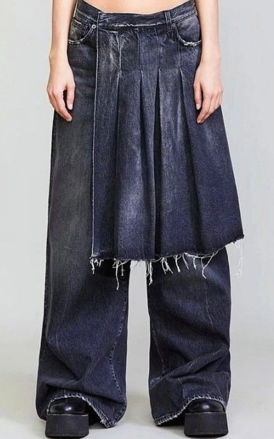 r13 스커트 데님 팬츠 24사이즈 상품이미지6