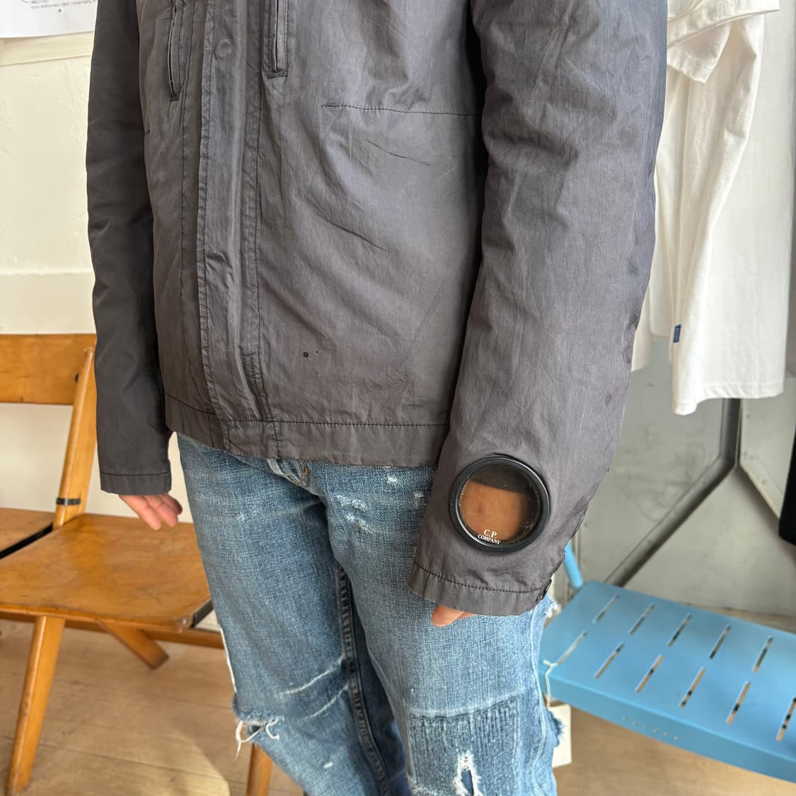 씨피컴퍼니 나일론 워치 윈도우 고글 자켓 상품이미지2