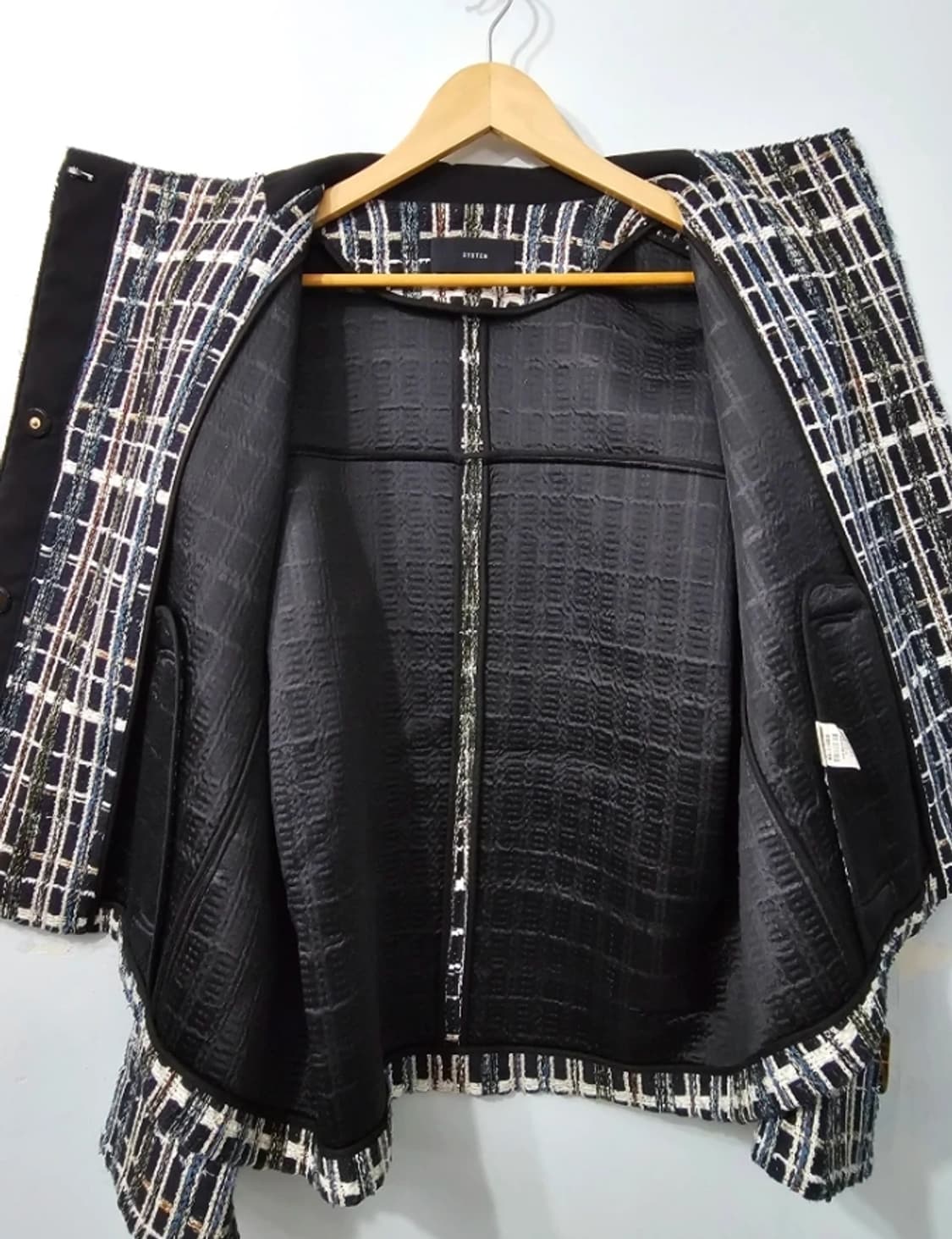 한섬 시스템 SYSTEM 트위드 자켓 ~FREE 상품이미지6