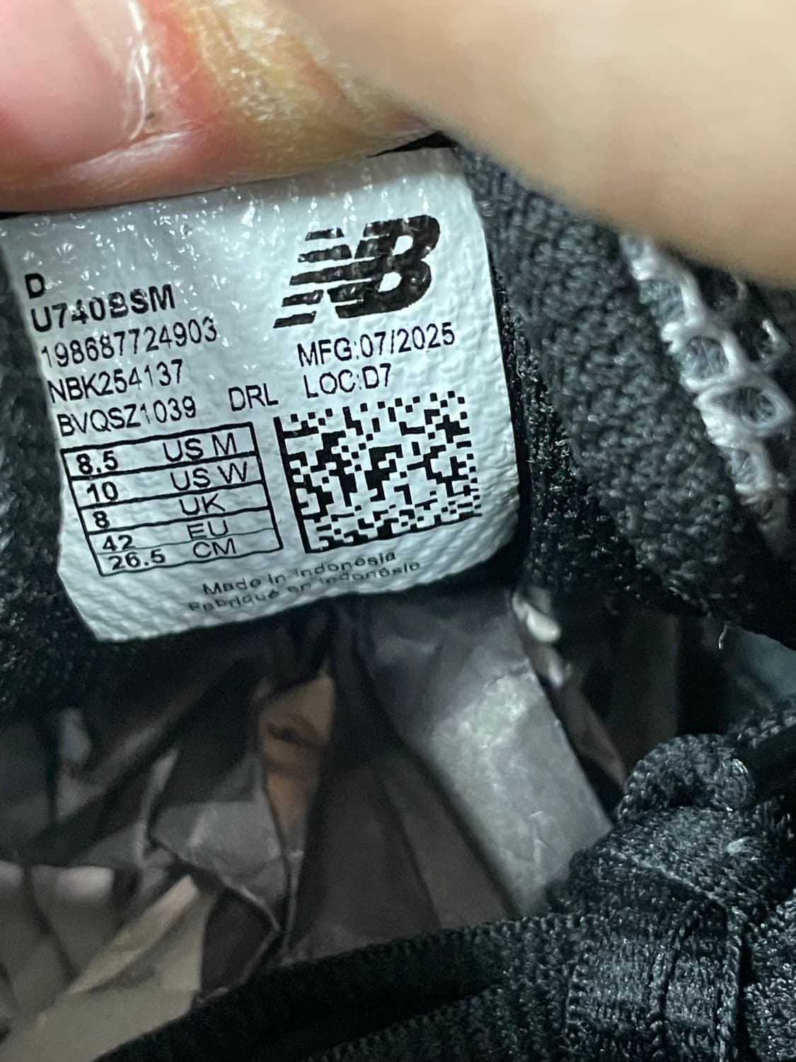 뉴발란스 740 다크 실버 메탈릭 265 (gr-4694) 상품이미지10