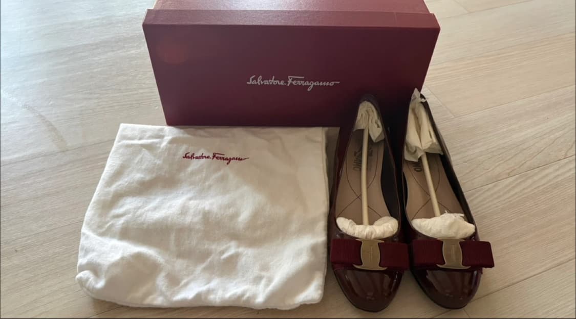 Salvatore Ferragamo Vara Bow Ballet Flat 상품이미지4