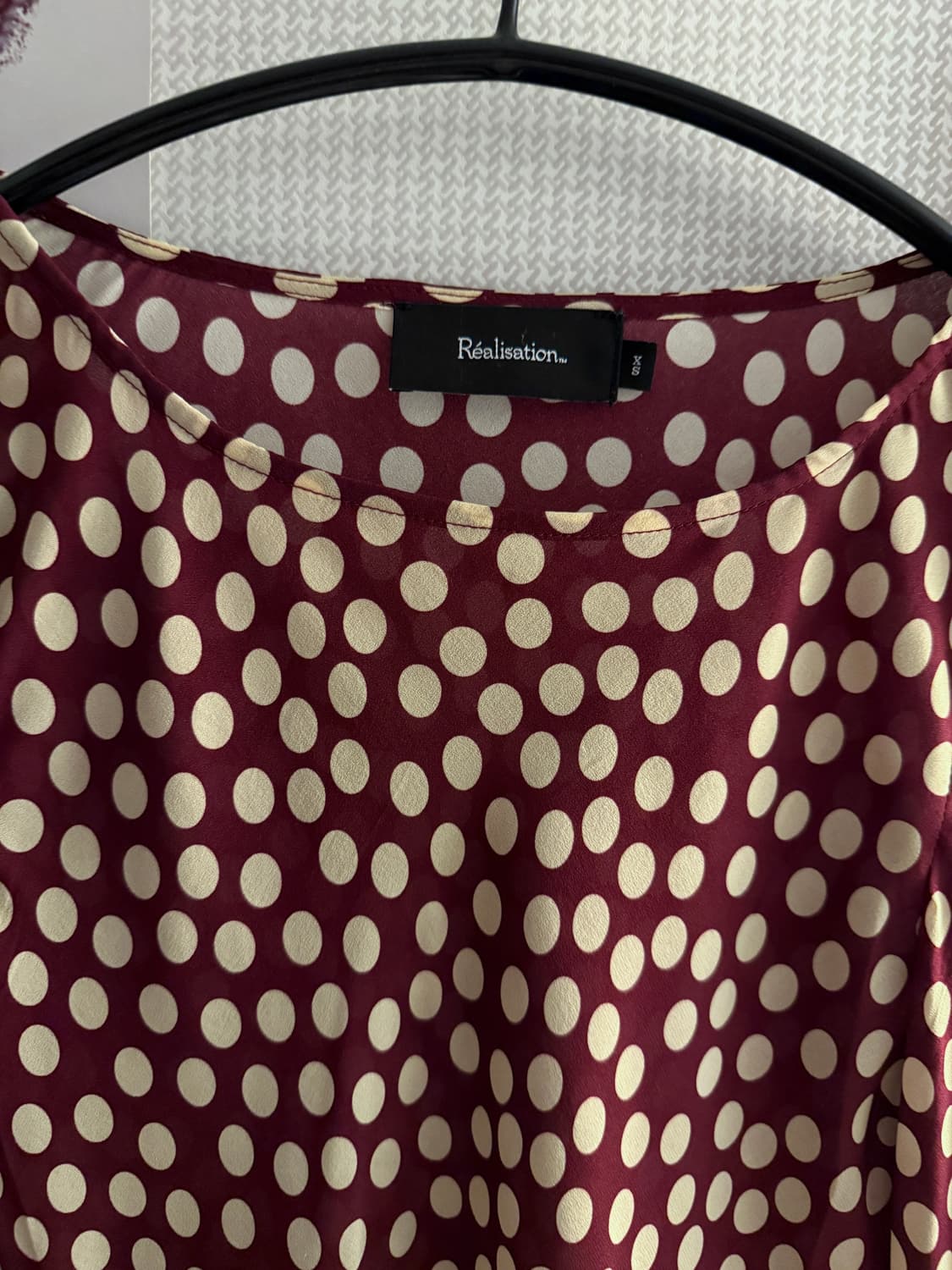 리얼리제이션 플레어 실크 원피스 상품이미지6