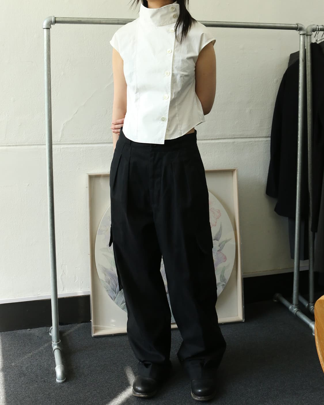 프릭스 스토어 블랙 카고 팬츠  상품이미지1