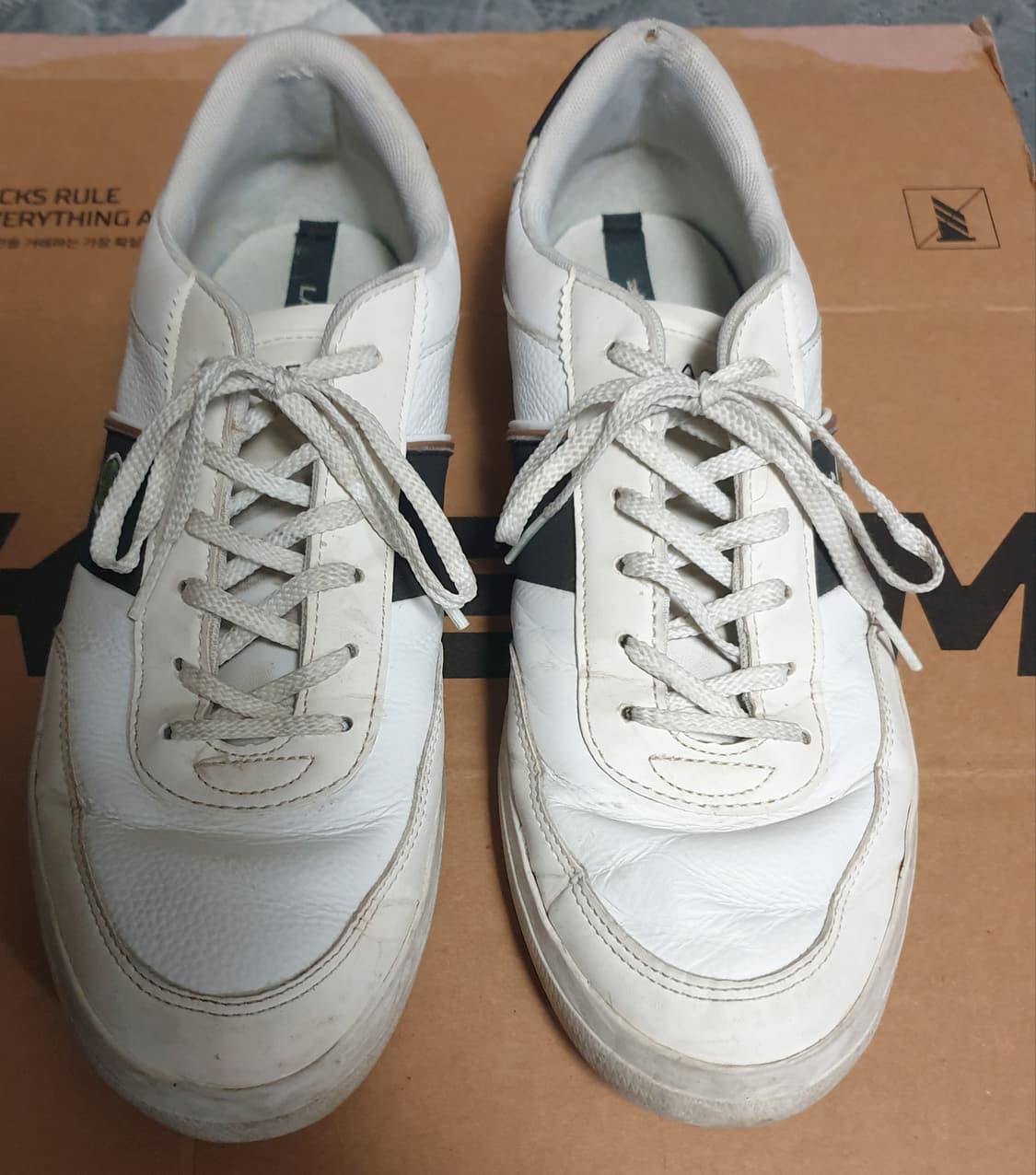 라코스테 클래식 코트마스터 스니커즈 화이트 네이비 (265) 상품이미지3