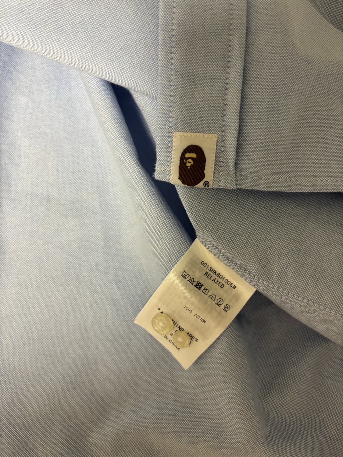 베이프 옥스퍼드 셔츠 men S  상품이미지3