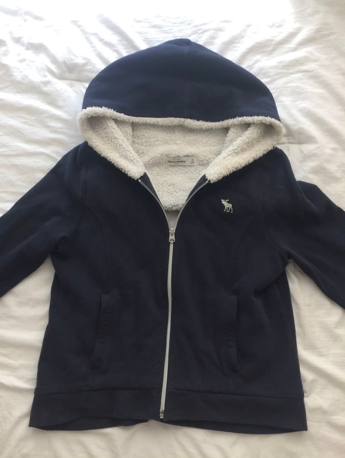 아베크롬비 양털 후드집업 상품이미지1