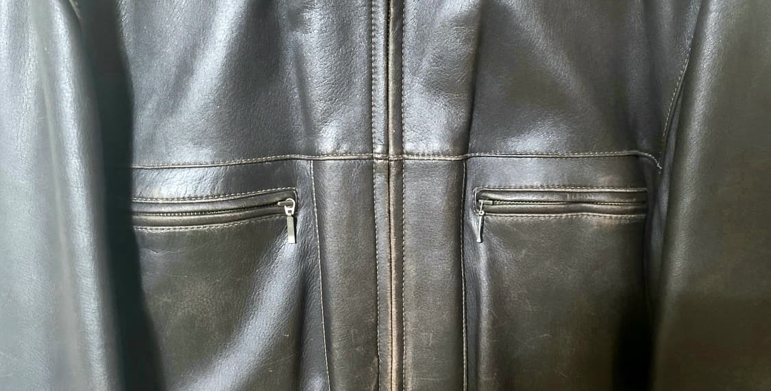 90s LANZI 클래식 진브라운 빈티지 양가죽자켓 상품이미지6