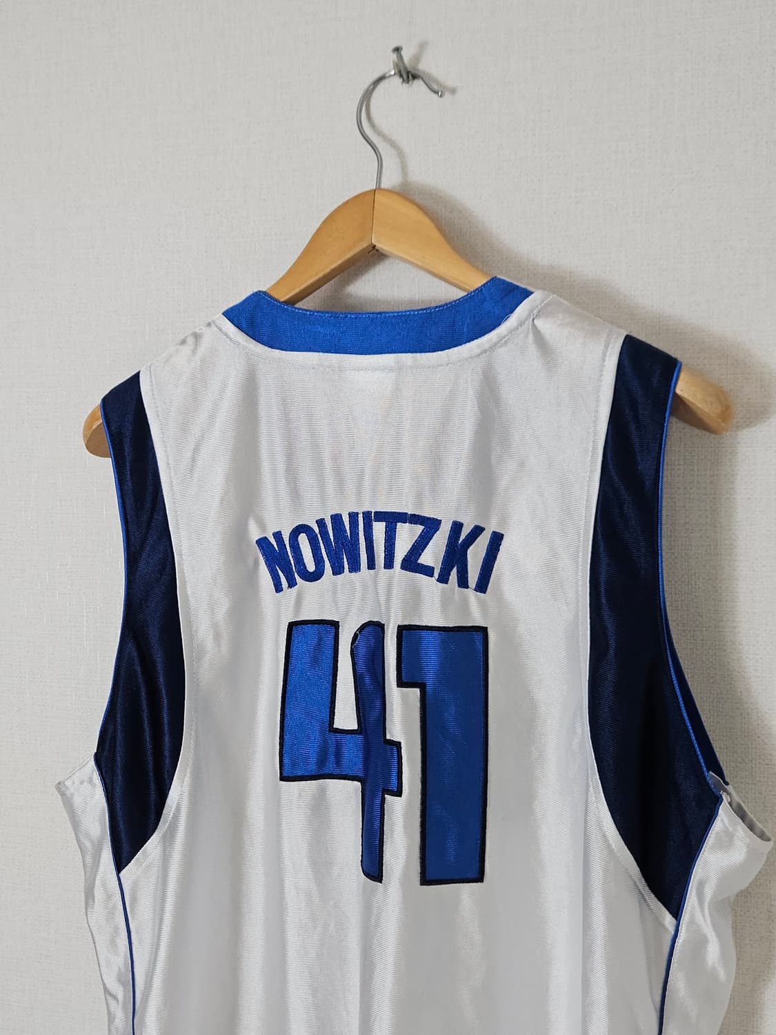 90s NBA 댈러스팀 디르크 노비츠키 농구져지 조끼 정품 오리지널 상품이미지5