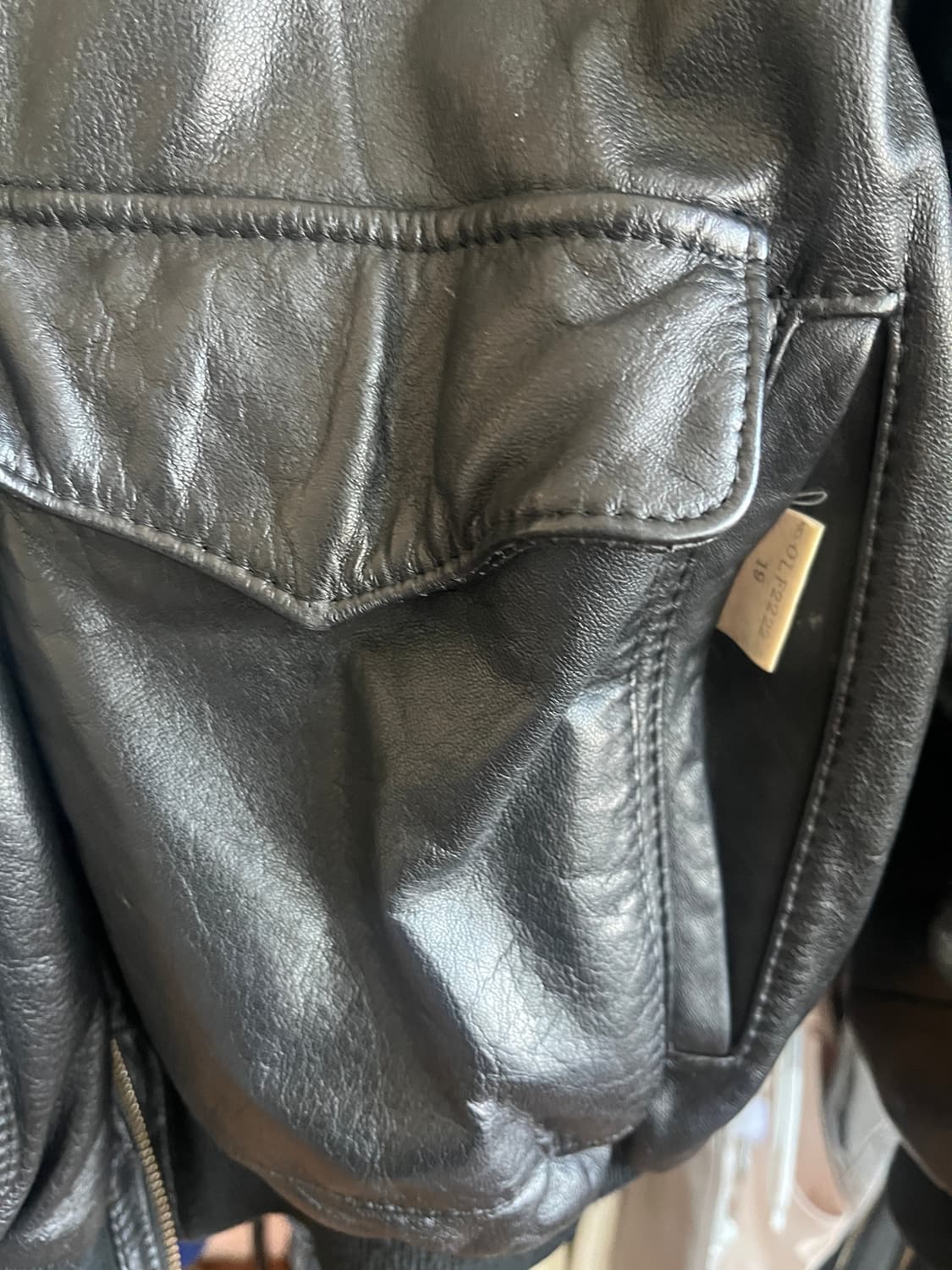 리얼레더 빈티지 가죽 봄버 자켓 점퍼 상품이미지6