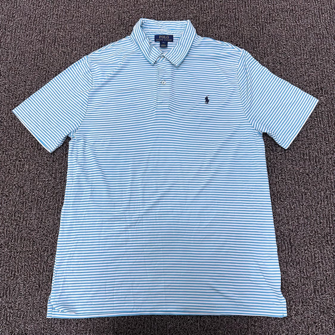 POLO 폴로 랄프로렌 스트라이프 기능성 반팔티셔츠 XL 상품이미지1
