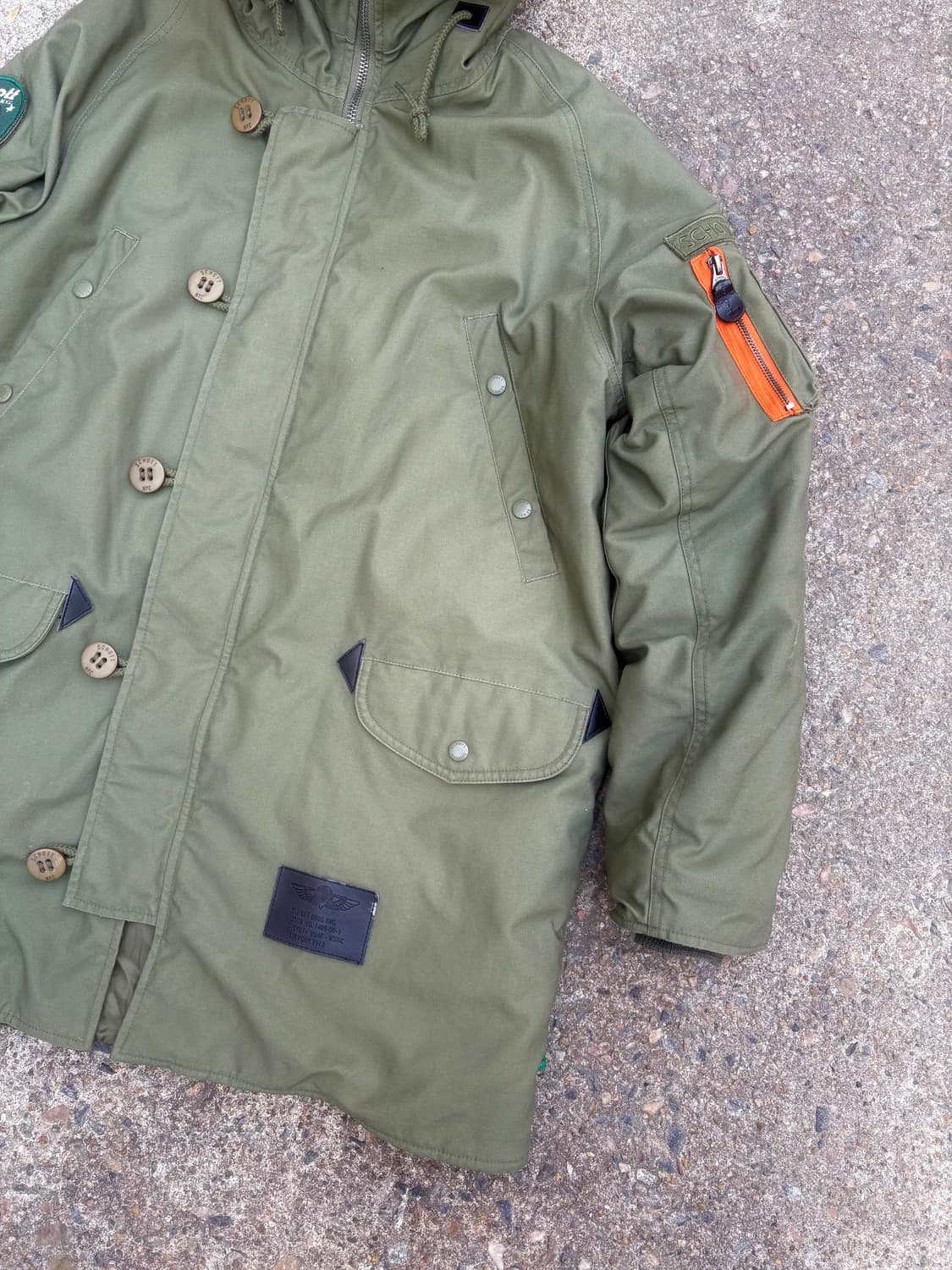 Schott NYC N3B 라쿤 파카 상품이미지4