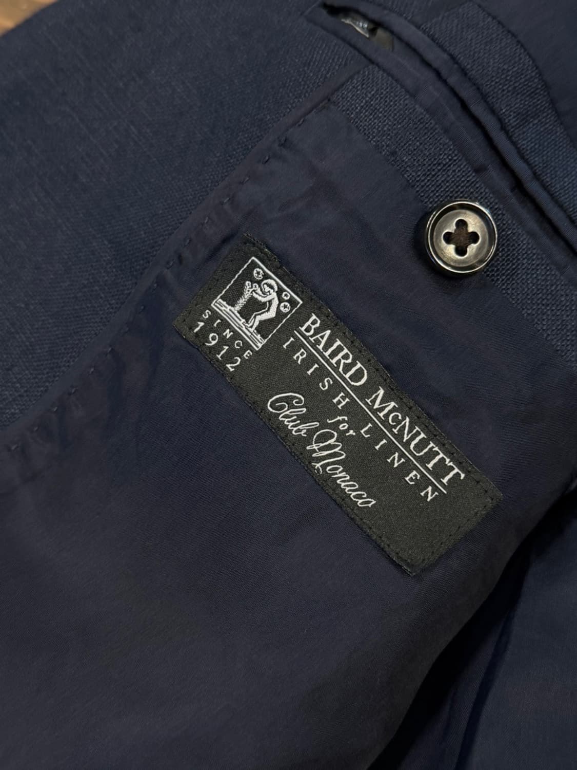 클럽모나코 아이리쉬 리넨 테일러드 자켓 100 상품이미지7