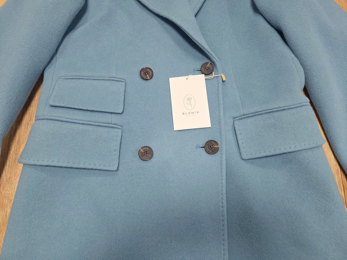 블루민(BLUEMIN) 캐시울 매니쉬 코트 55-66 새상품 상품이미지7