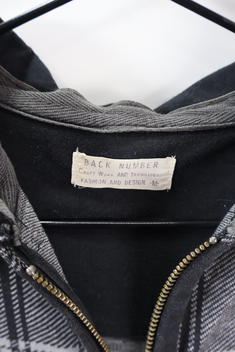 Backnumber Checked Zip Up Hoodies 상품이미지6