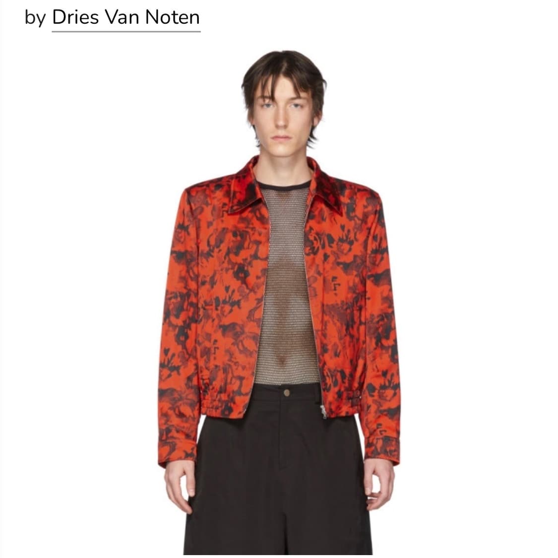(M~L) 드리스 반 노튼 플로럴 프린트 자켓 상품이미지1