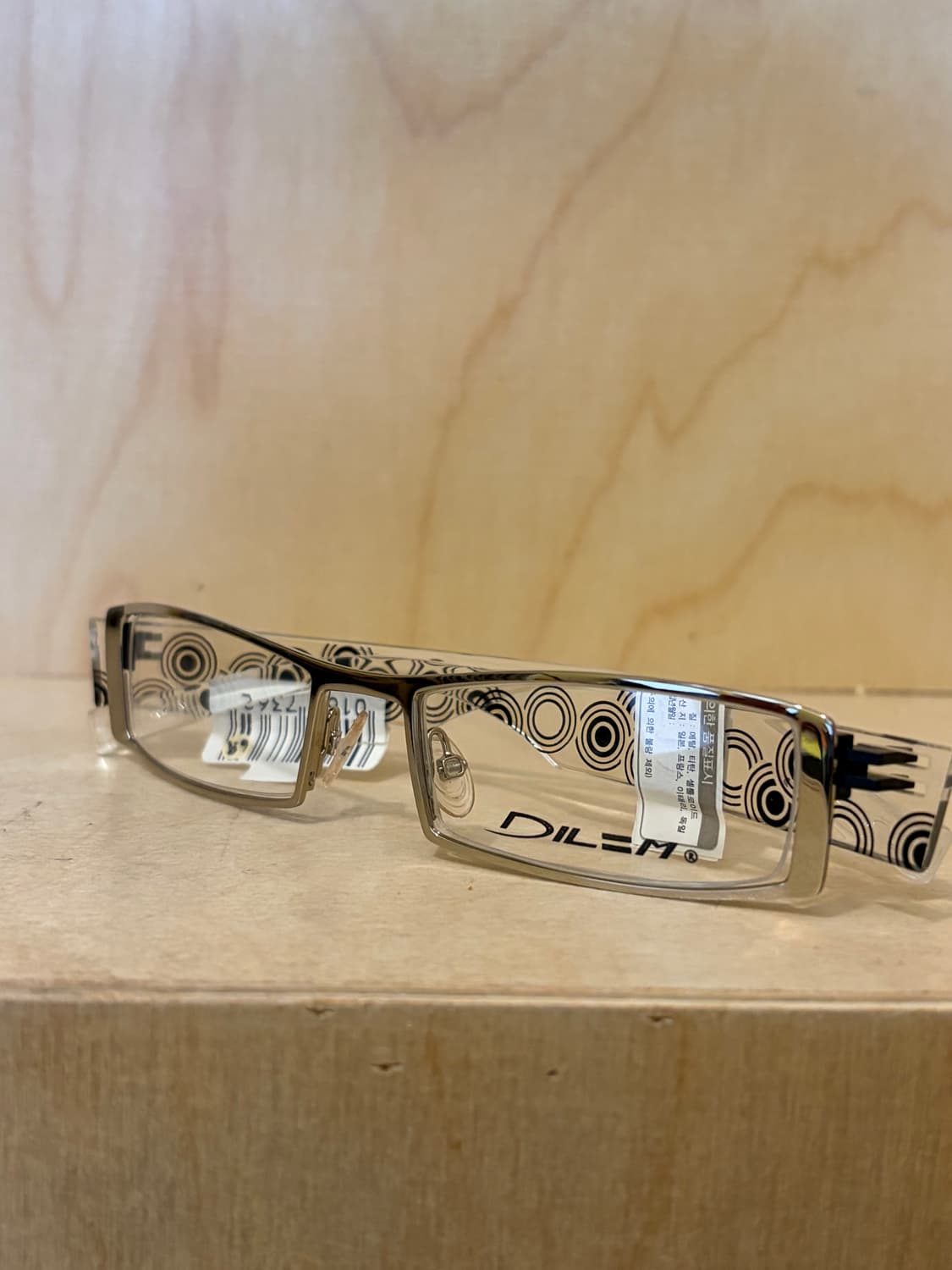 [DILEM] 딜렘 안경 DE041 실버 & 써클 패턴 상품이미지2