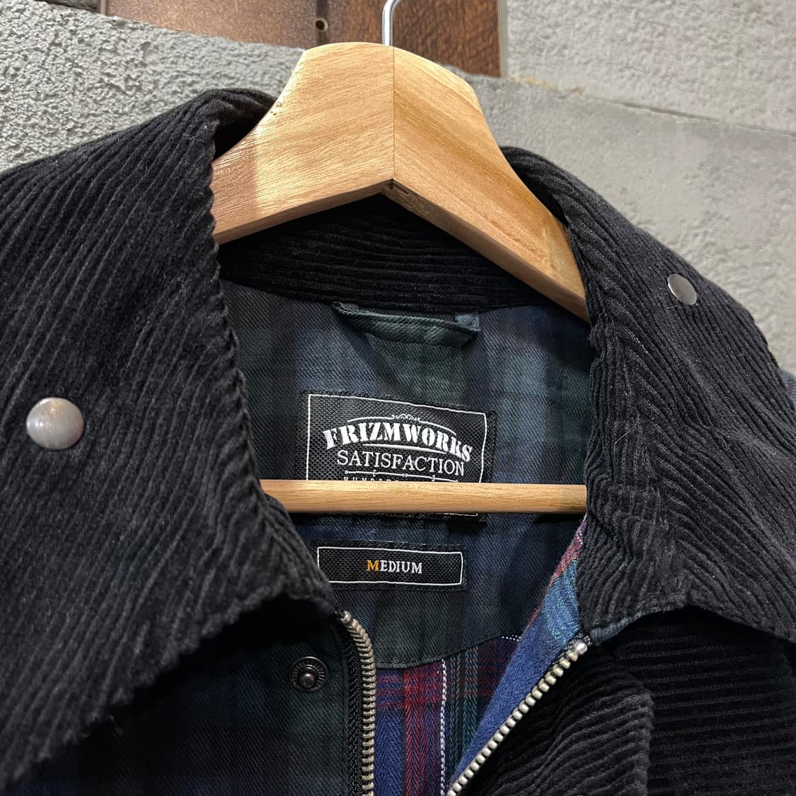 프리즘웍스 체크 헌팅 자켓 상품이미지4