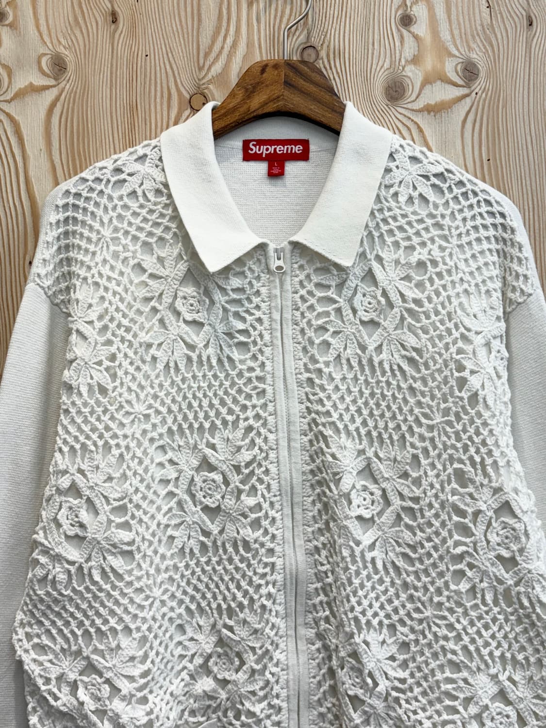 25ss 슈프림 크로셰 집업 가디건 상품이미지3