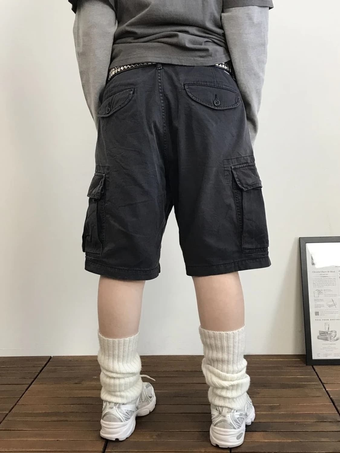 Levis Cargo Shorts Black 상품이미지3