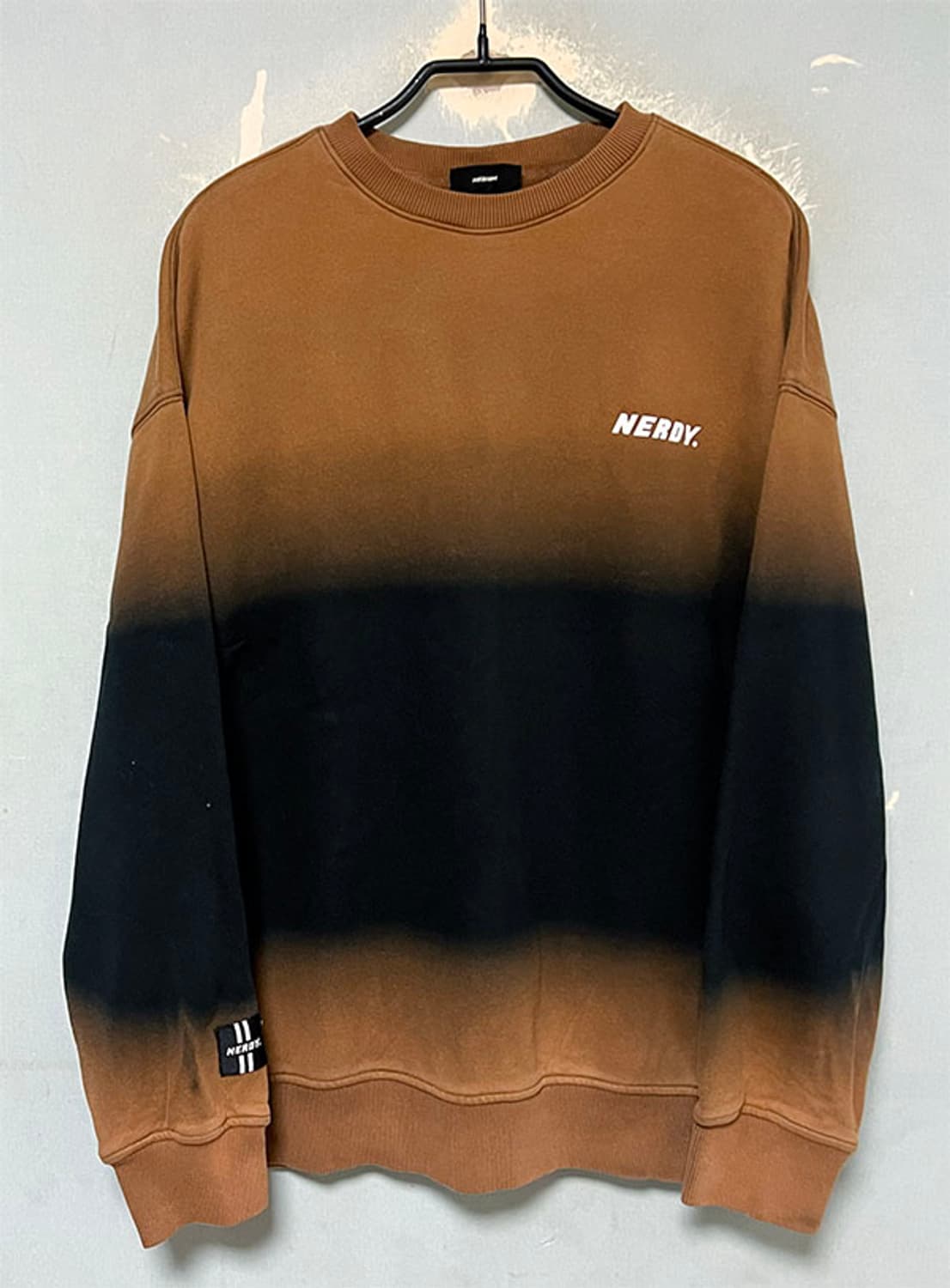 NERDY 널디 남자 그라데이션 맨투맨 오버핏 XL 105 상품이미지1