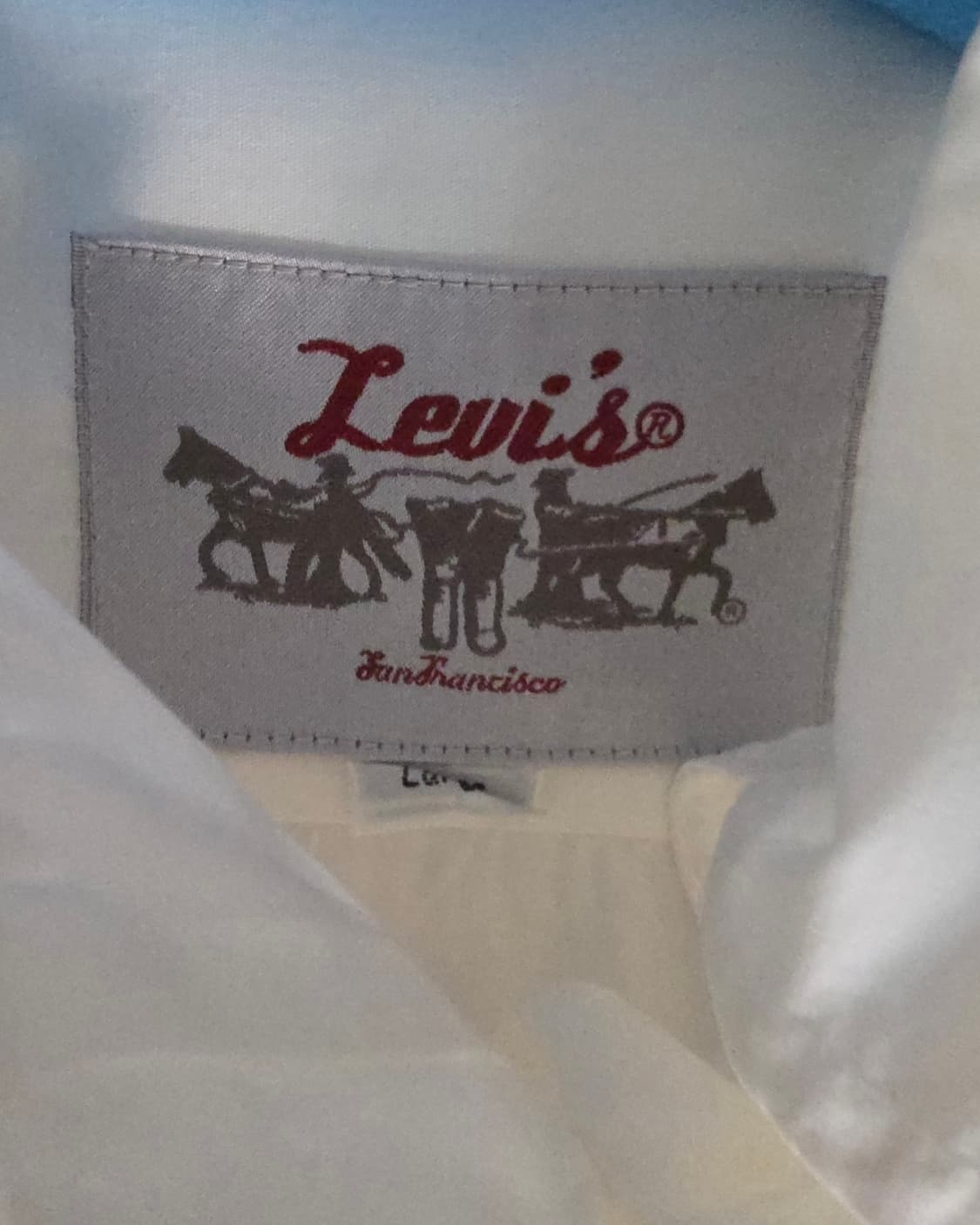 리바이스 여성 셔츠 아이보리 L사이즈 상품이미지2